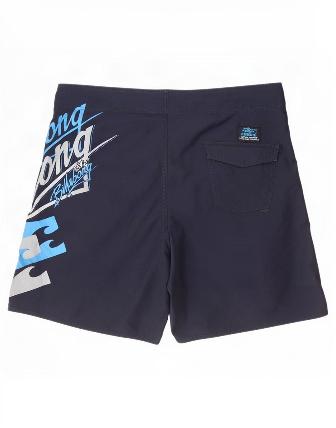 Pantaloncini da bagno grafici da uomo Billabong XL poliestere blu navy