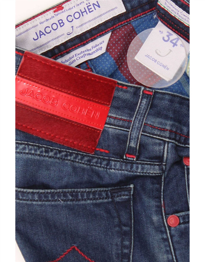 Jeans slim da donna Jacob Cohen W34 L31 cotone blu