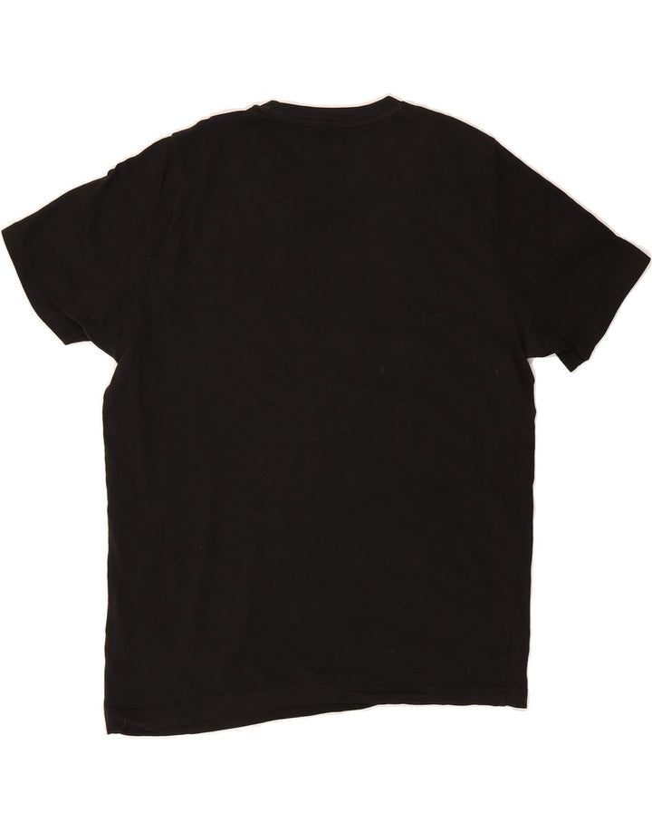 PUMA Mens Graphic T-Shirt Top Medium Black Cotton Vintage Puma and Second-Hand Puma from Messina Hembry 