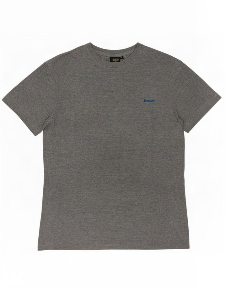 T-shirt uomo Invicta Top in cotone grigio medio
