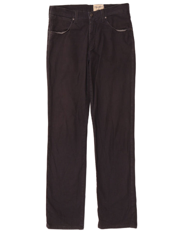 Pantaloni casual dritti da uomo Wrangler Arizona W33 L34 cotone nero