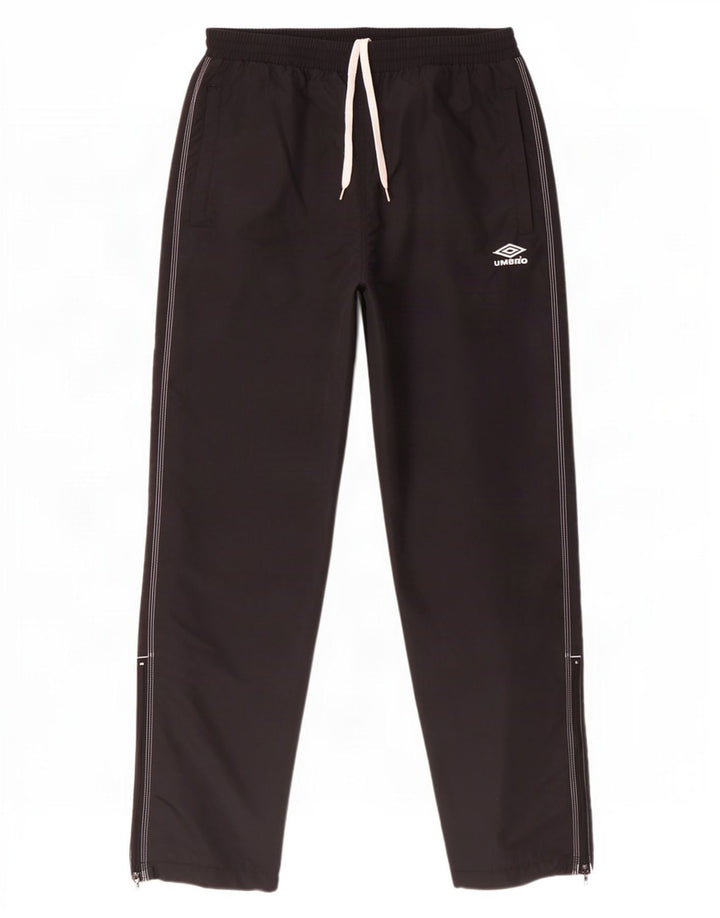 Pantaloni da tuta da uomo Umbro Large in poliestere nero