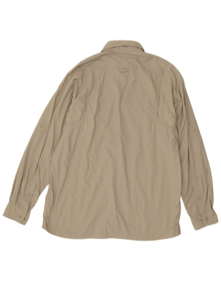 Camicia da uomo Columbia XL in nylon beige
