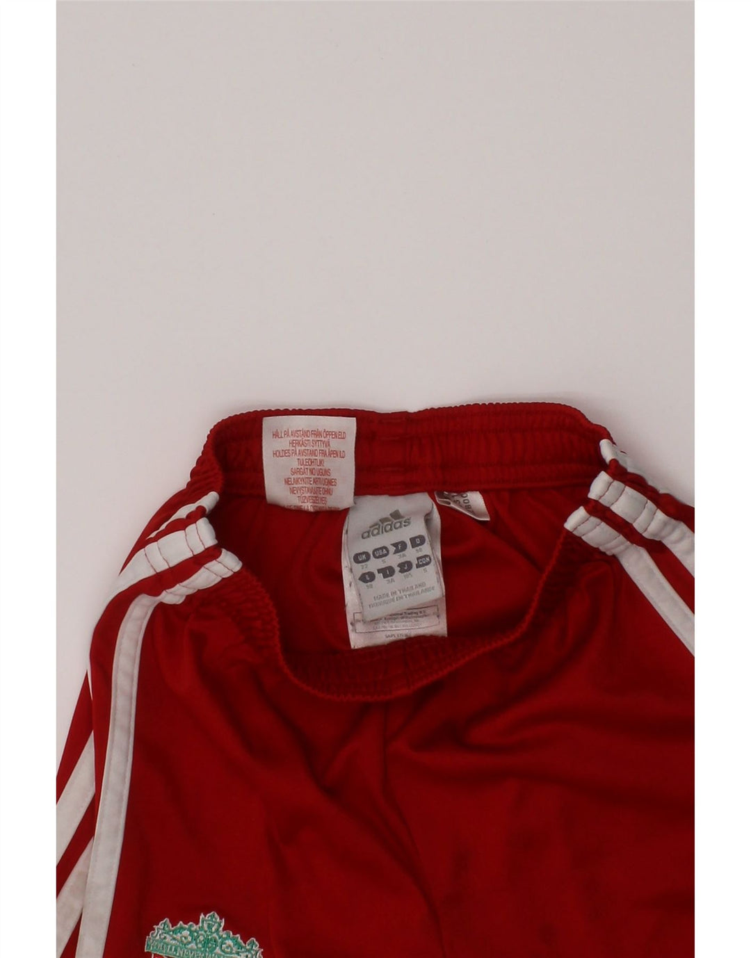 Pantaloncini sportivi ADIDAS Liverpool da ragazzo 2-3 anni in poliestere rosso