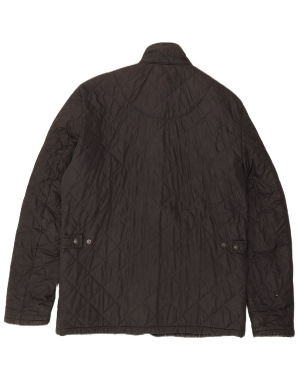 Giacca trapuntata da uomo Barbour UK 36 piccola nera