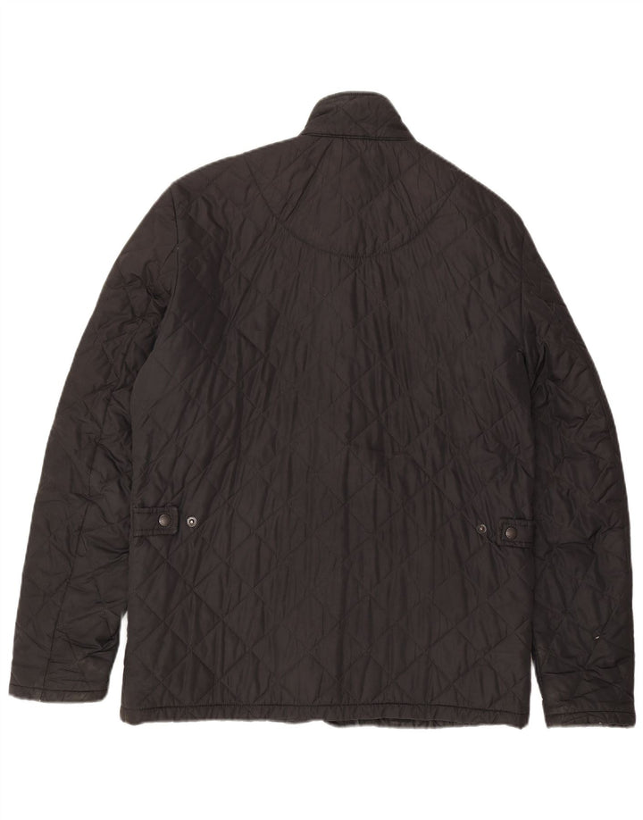 Giacca trapuntata da uomo Barbour UK 36 piccola nera