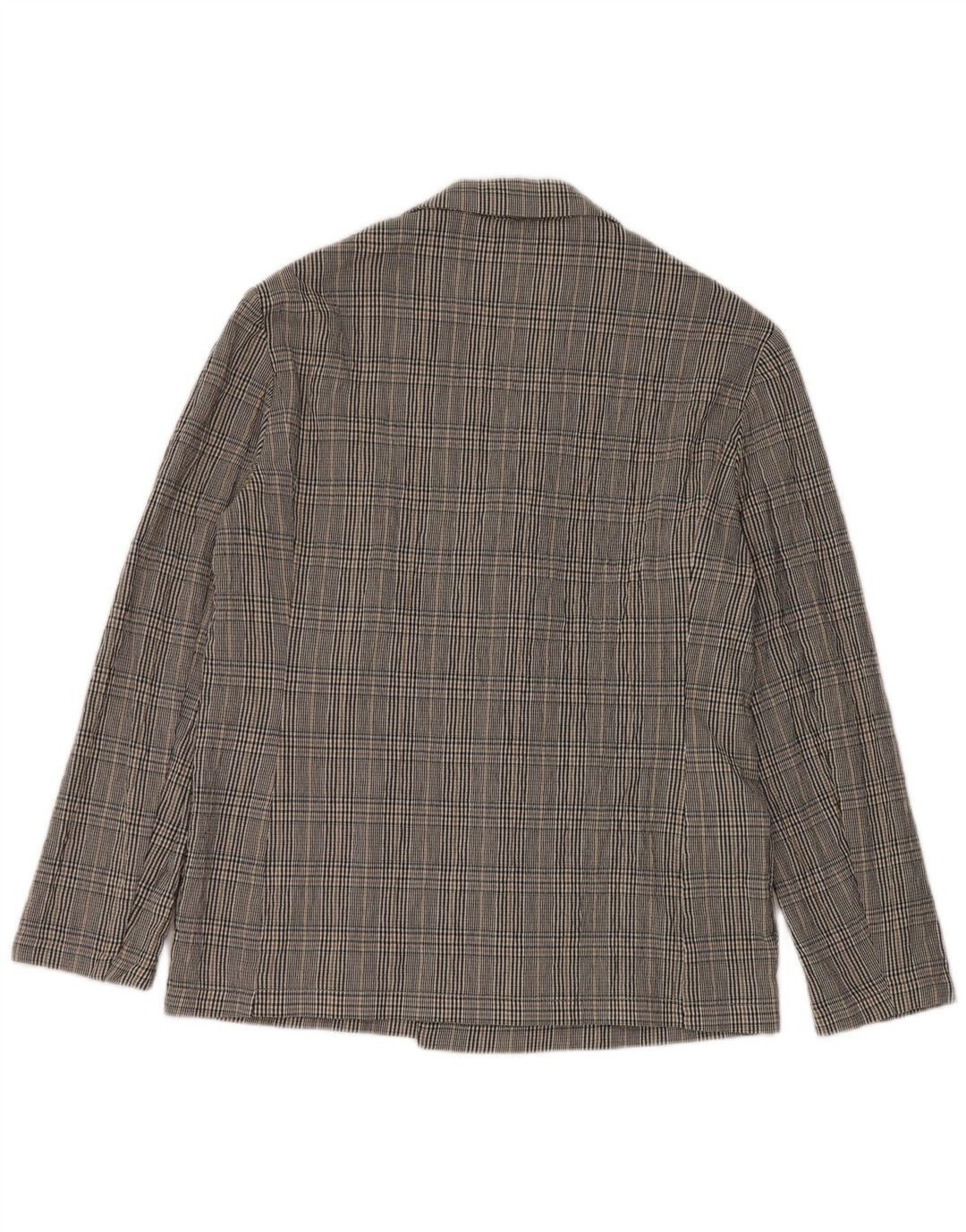 Giacca blazer doppiopetto da uomo Zara UK 38 cotone medio a quadri nero