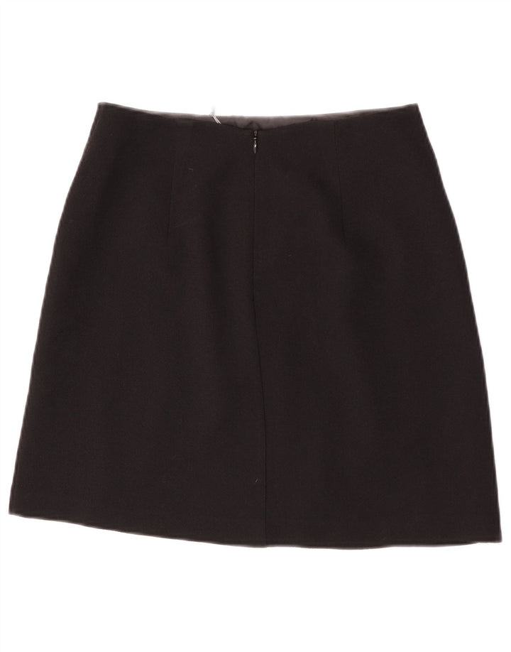 Minigonna da donna Oasis UK 8 piccola W25 poliestere floreale nero