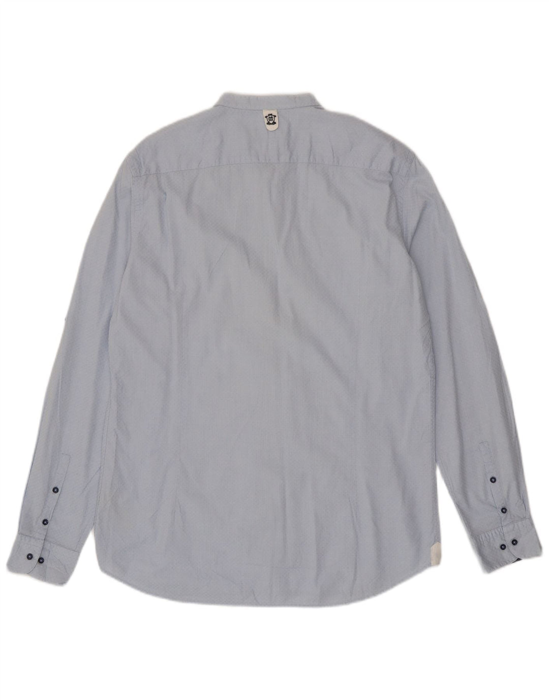 MASSIMO DUTTI Mens Shirt Medium Blue Cotton Vintage Massimo Dutti and Second-Hand Massimo Dutti from Messina Hembry 