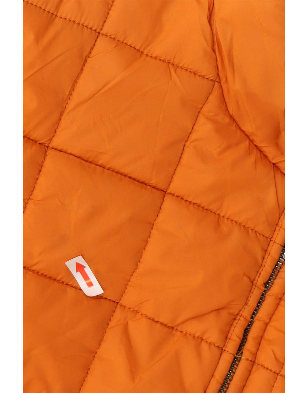Giacca imbottita da uomo Zara UK 38 Poliestere color block arancione medio