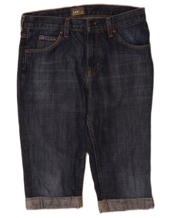 Pantaloncini di jeans Lee Scott da ragazzo 13-14 anni W28 cotone blu navy