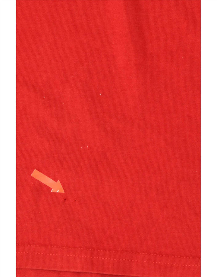 T-shirt grafica da uomo Superdry Top in cotone rosso medio