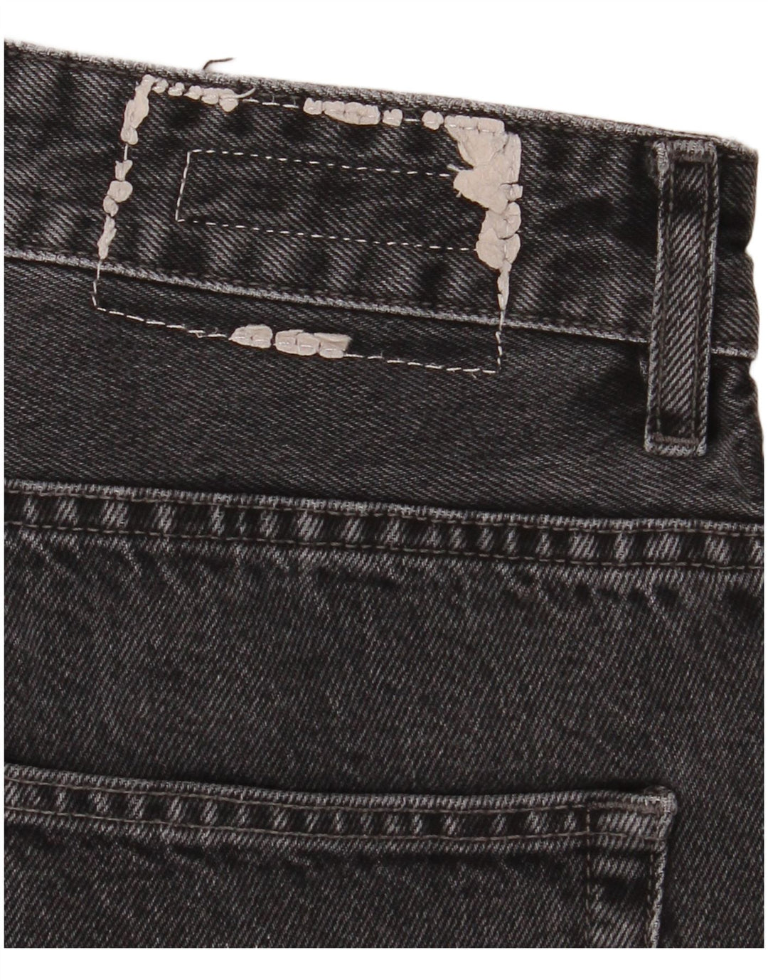 Jeans Zara da donna a vita alta EU 42 Large W32 L30 Grigio