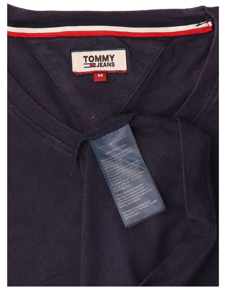 T-shirt da donna Tommy Hilfiger Top in cotone blu navy medio