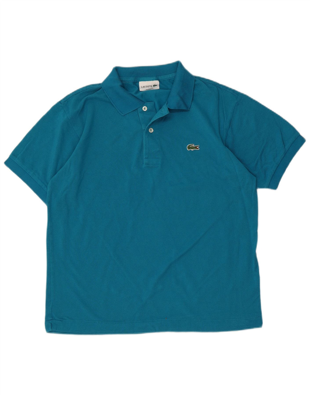 Polo da uomo Lacoste Classic Fit taglia 4 in cotone blu medio