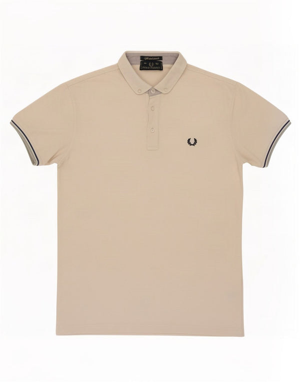 Polo da uomo Fred Perry XL in cotone bianco
