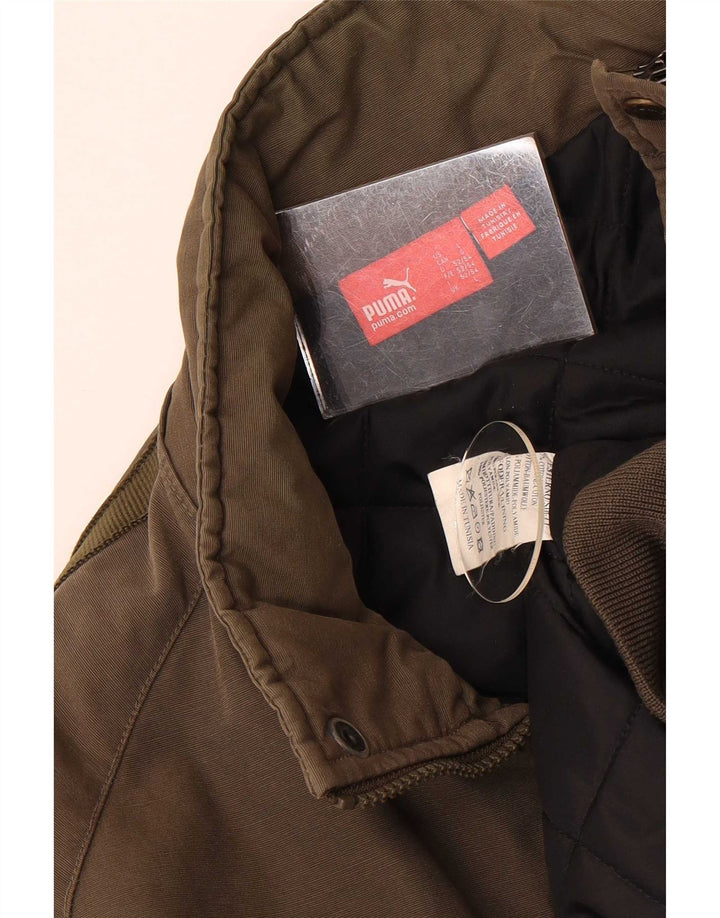 Giacca bomber da uomo Puma UK 40 grande cotone kaki
