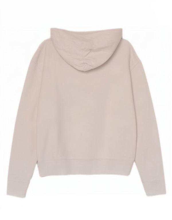Maglione oversize con cappuccio da donna Tommy Hilfiger UK 10 piccolo bianco