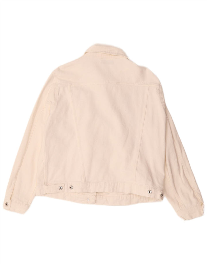 Giacca di jeans da donna Calliope UK 18 XL Bianca