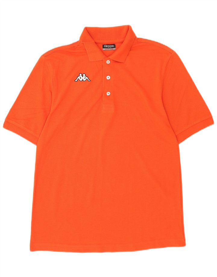 Polo Kappa Uomo Cotone Arancione Medio