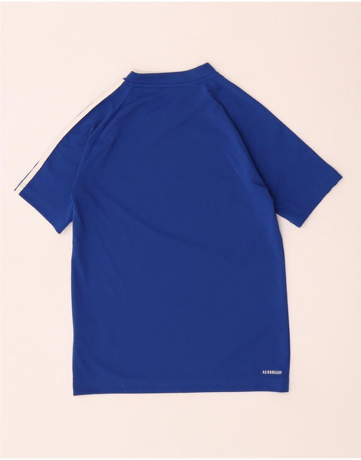 Maglietta Adidas Aeroready da ragazzo, 11-12 anni, in poliestere blu