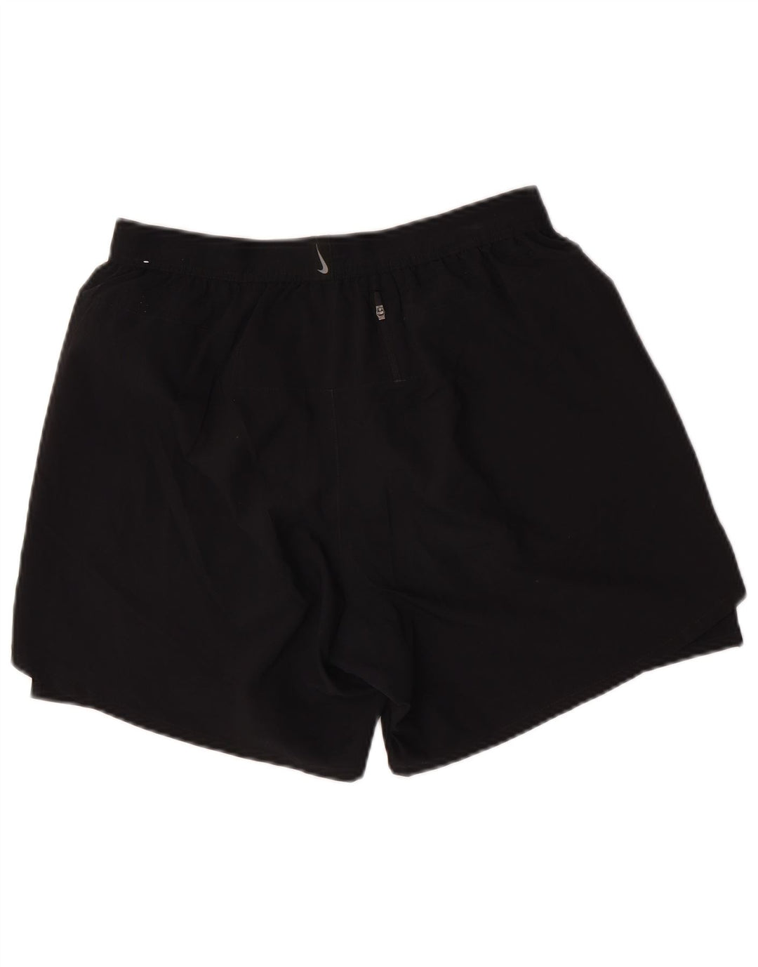 Pantaloncini sportivi Nike Dri Fit da donna, grandi, in poliestere nero