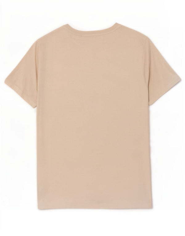 T-shirt grafica da uomo Puma Top in cotone bianco sporco medio