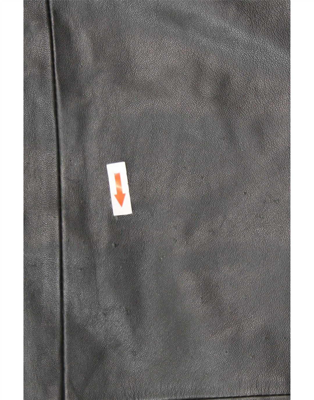 Cappotto oversize in pelle da donna vintage IT 44 Medio Nero