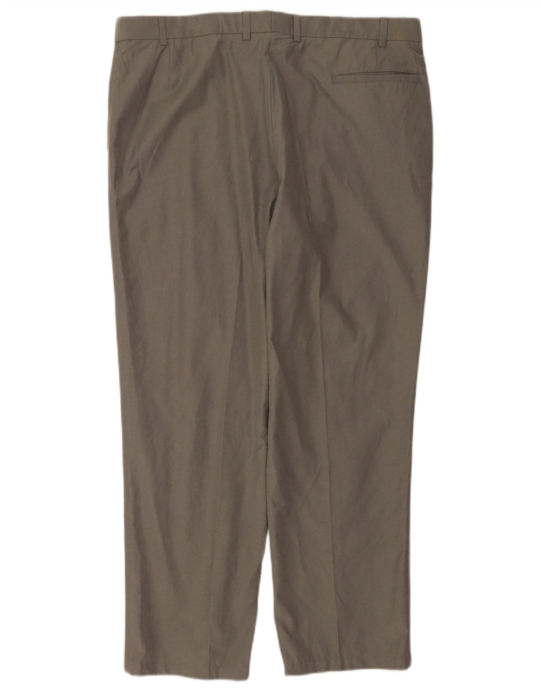 Pantaloni da abito dritti da uomo Marks & Spencer W38 L29 cotone grigio