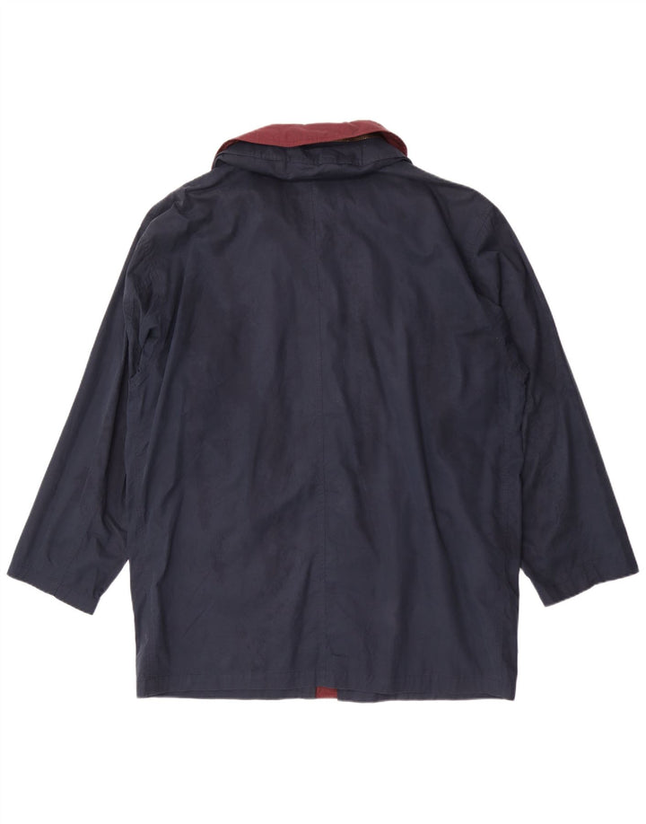 Giacca da uomo con cappuccio Brooksfield IT 50 Large in cotone blu navy