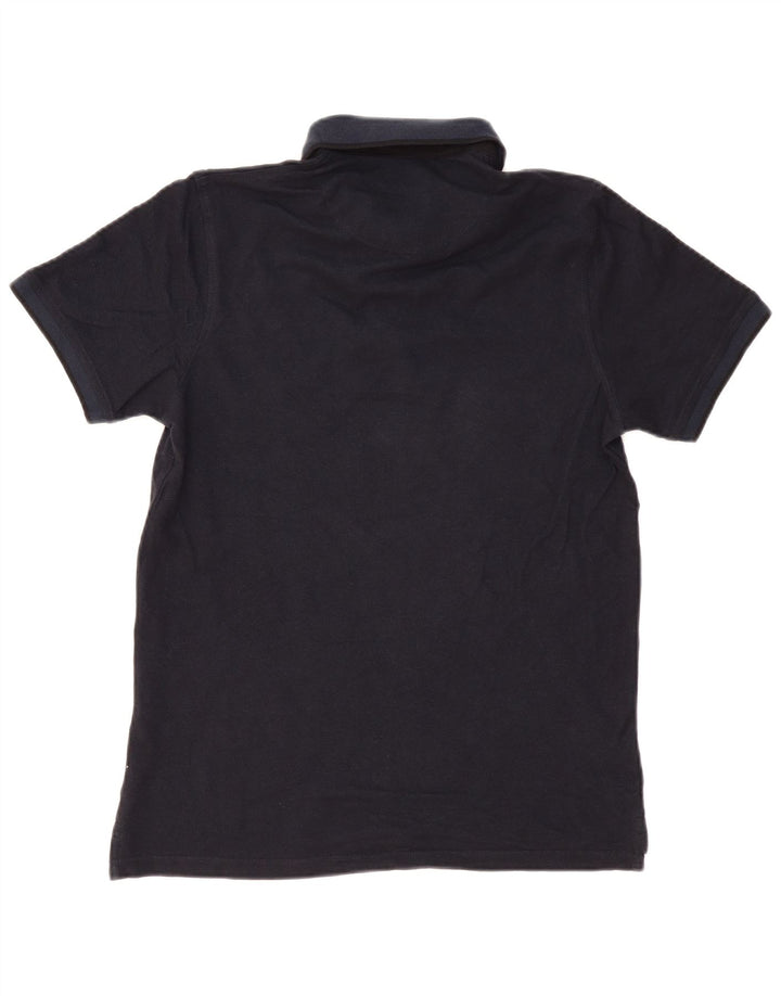 Polo da uomo Jack & Jones in cotone blu navy medio