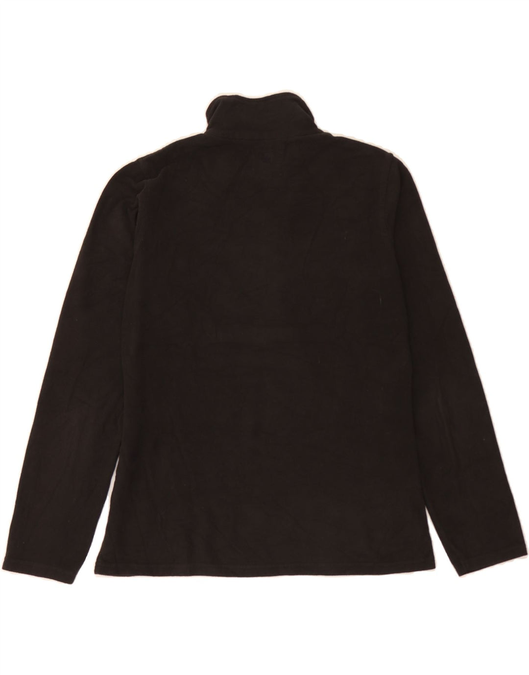 MOUNTAIN WAREHOUSE Mens Zip Neck Fleece Jumper Medium Black Polyester Vintage Mountain Warehouse and Second-Hand Mountain Warehouse from Messina Hembry 