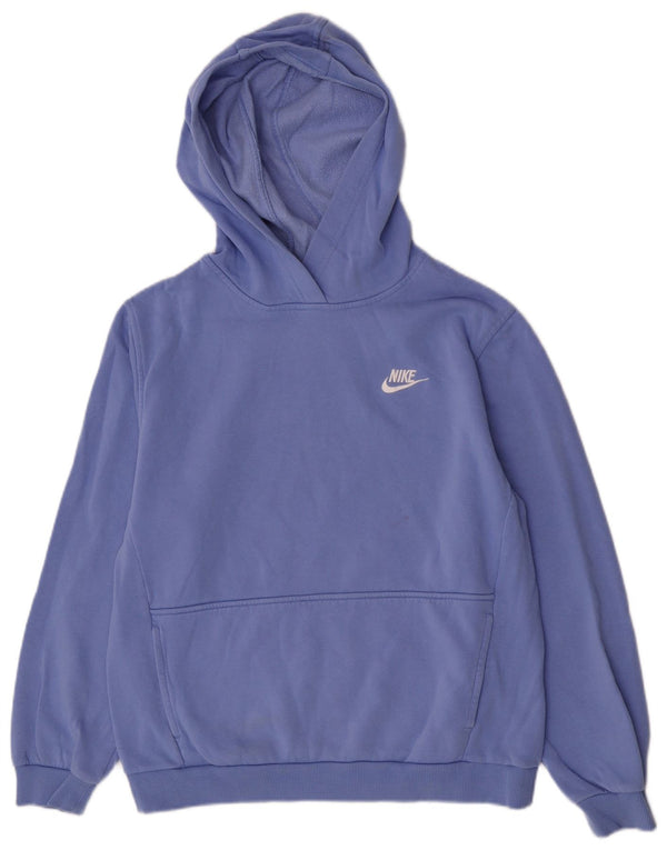 Maglia con cappuccio Nike Regular Fit da ragazza 13-14 anni XL in cotone blu