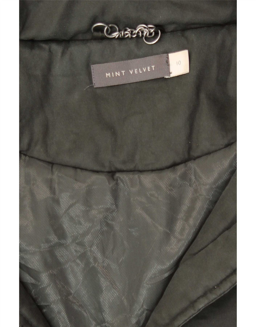 Giacca parka con cappuccio da donna MINT VELVET UK 10 piccola cachi