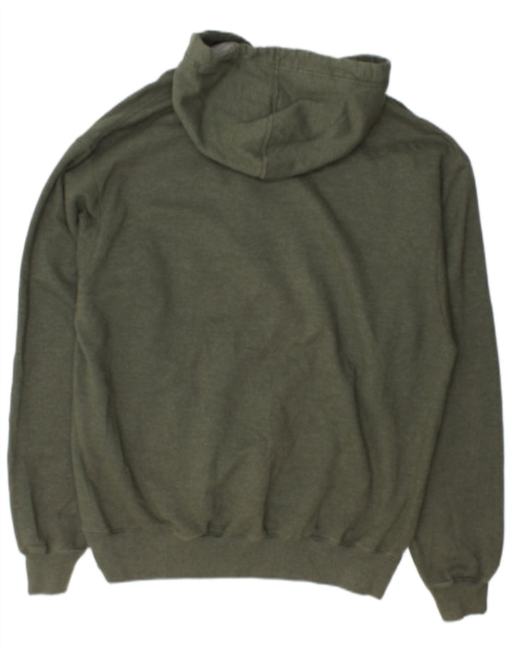 Maglione con cappuccio da uomo Champion grande in cotone kaki