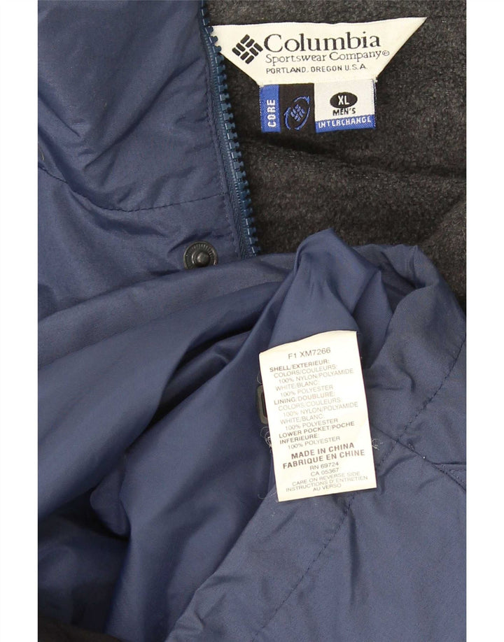 Giacca a vento Columbia Interchange da uomo UK 42 XL Blu Colourblock