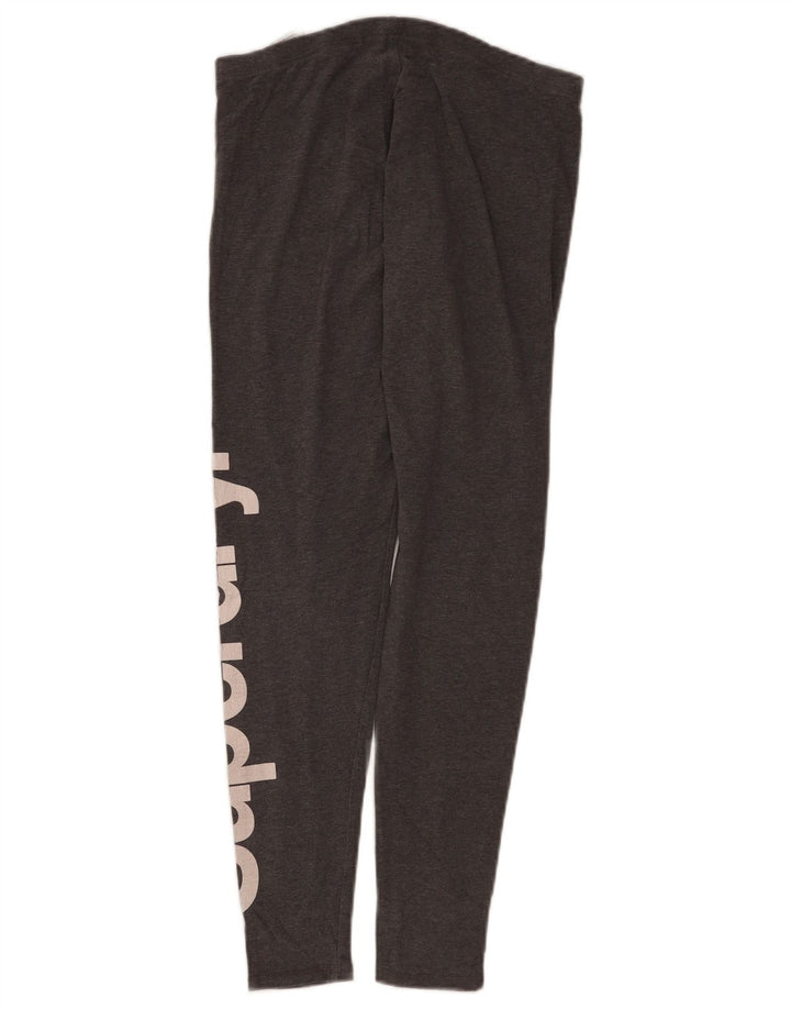 Leggings grafici da donna Superdry UK 8 Small Cotone grigio