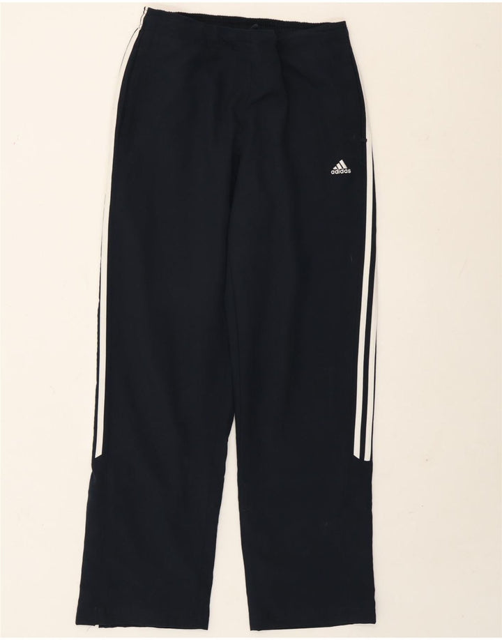 Pantaloni da tuta da donna Adidas UK 12 Medium Blu Navy Poliestere