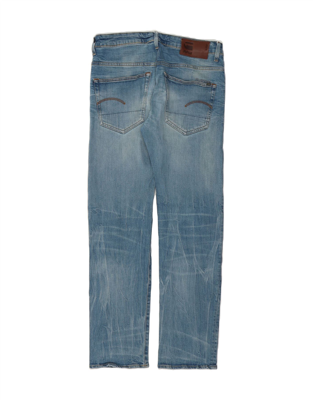 G-STAR Mens 3301 Straight Jeans W30 L32 Blue Cotton Vintage G-Star and Second-Hand G-Star from Messina Hembry 