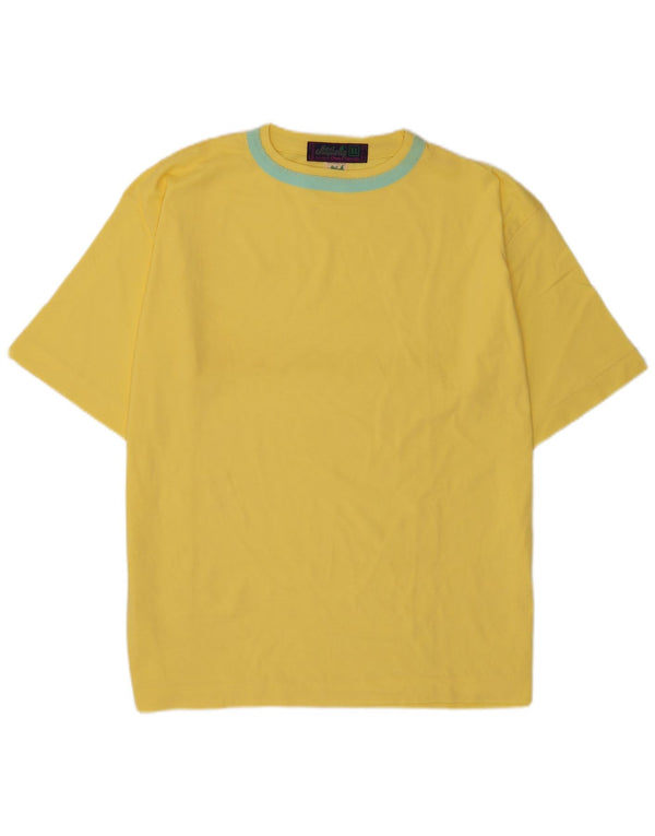 Maglietta da uomo Best Company Top XL in cotone giallo