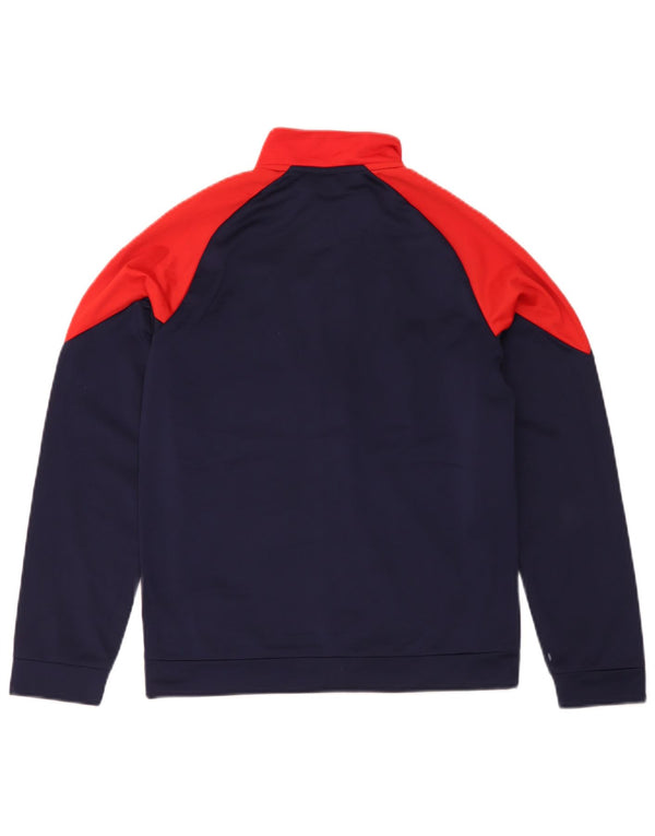 Giacca da ginnastica grafica da ragazzo Puma 13-14 anni Blu navy Colourblock