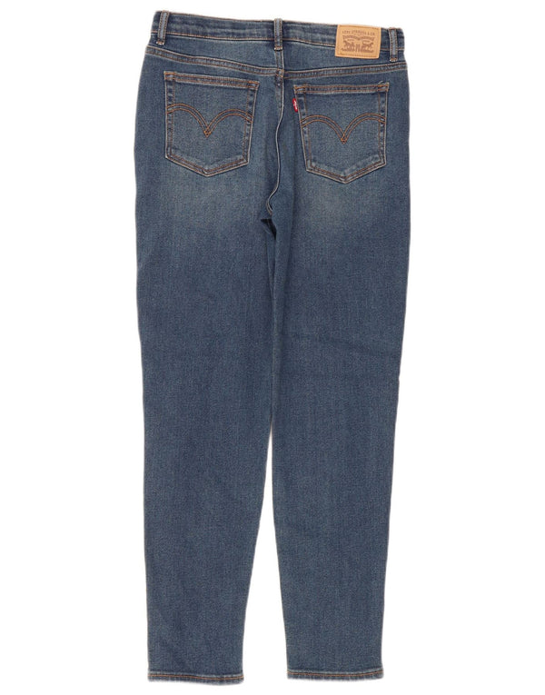 Jeans skinny effetto invecchiato Levi's per ragazze 15-16 anni W30 L28 cotone blu
