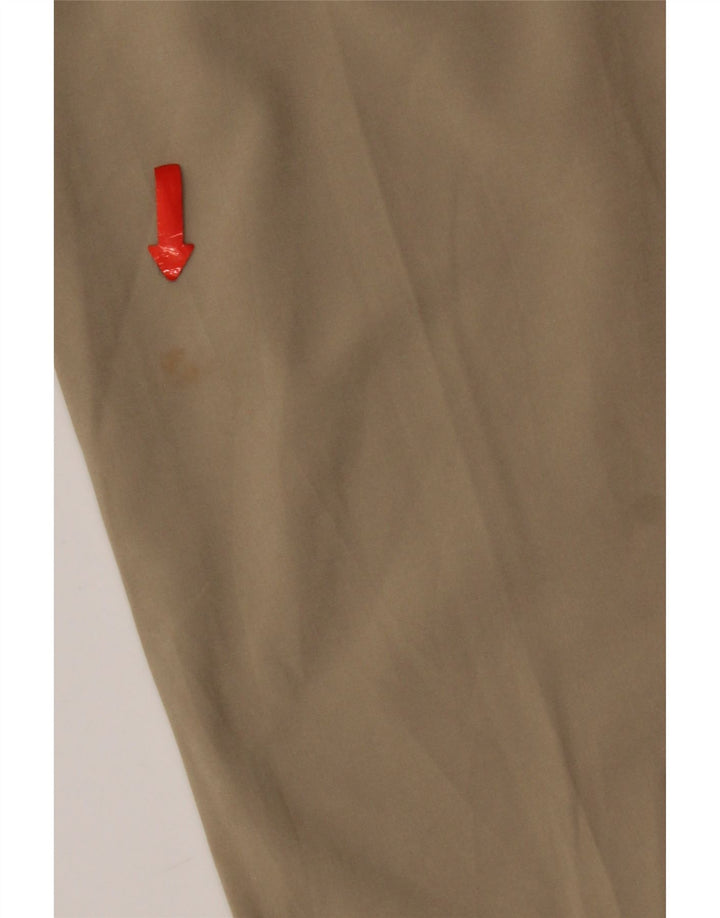 Pantaloni chino dritti da donna Izod W32 L30 poliestere beige