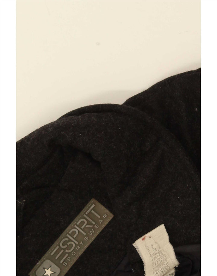Giacca imbottita oversize da donna Esprit UK 10 piccola in nylon nero