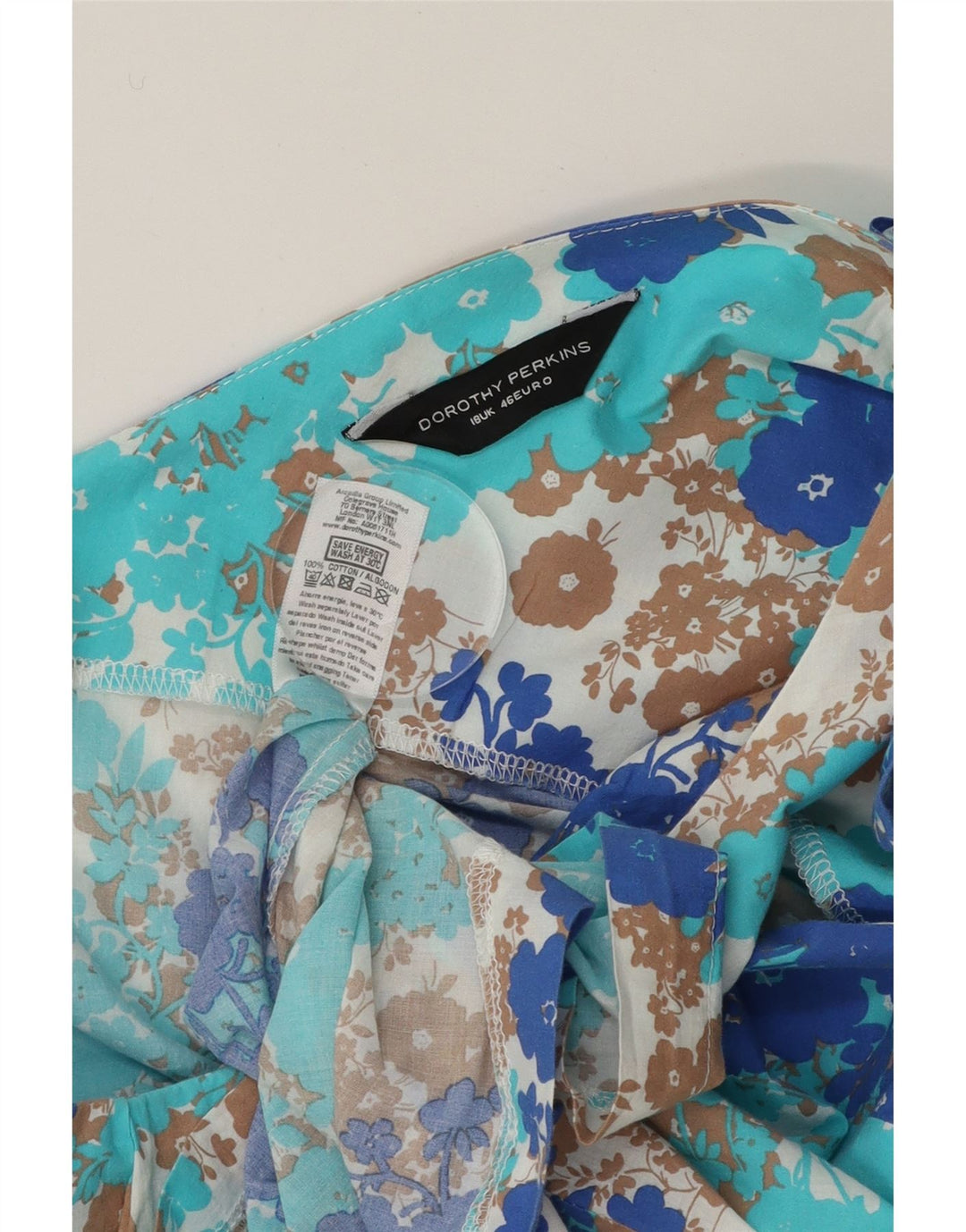 DOROTHY PERKINS Womens Blouse Top UK 18 XL  Multicoloured Floral Vintage Dorothy Perkins and Second-Hand Dorothy Perkins from Messina Hembry 