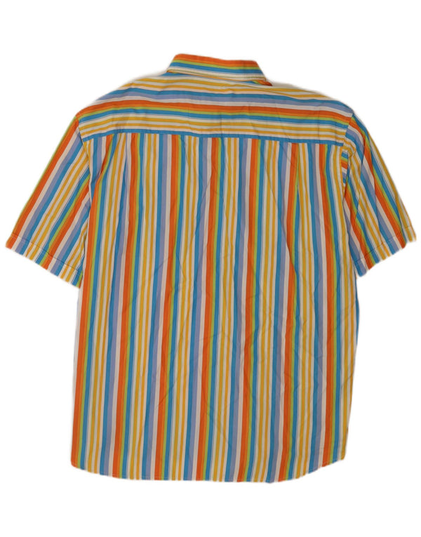 Camicia a maniche corte da uomo Paul & Shark taglia 43 XL a righe multicolore