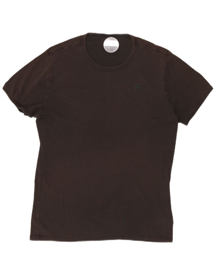 T-shirt da uomo G-STAR Top grande in cotone nero