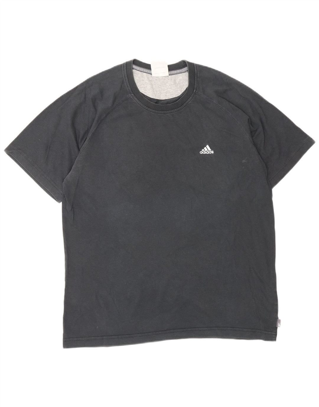 T-shirt ADIDAS da uomo Top in cotone nero medio