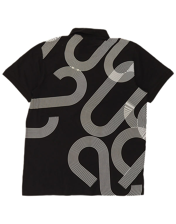 Polo HUGO BOSS da uomo slim fit grafica 2XL cotone nero