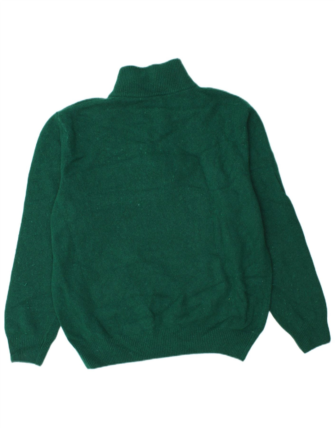 Maglione Kappa da uomo con zip e collo grande verde